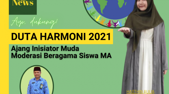 HASTHIN AULIA MELENGGANG DI AJANG MODERASI BERAGAMA 2021